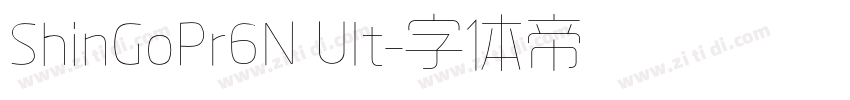 ShinGoPr6N Ult字体转换